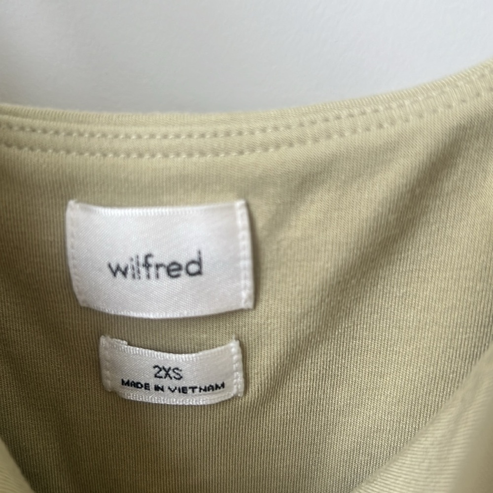 Aritzia Wilfred Green Saturn Mini Dress - Picture 5 of 5